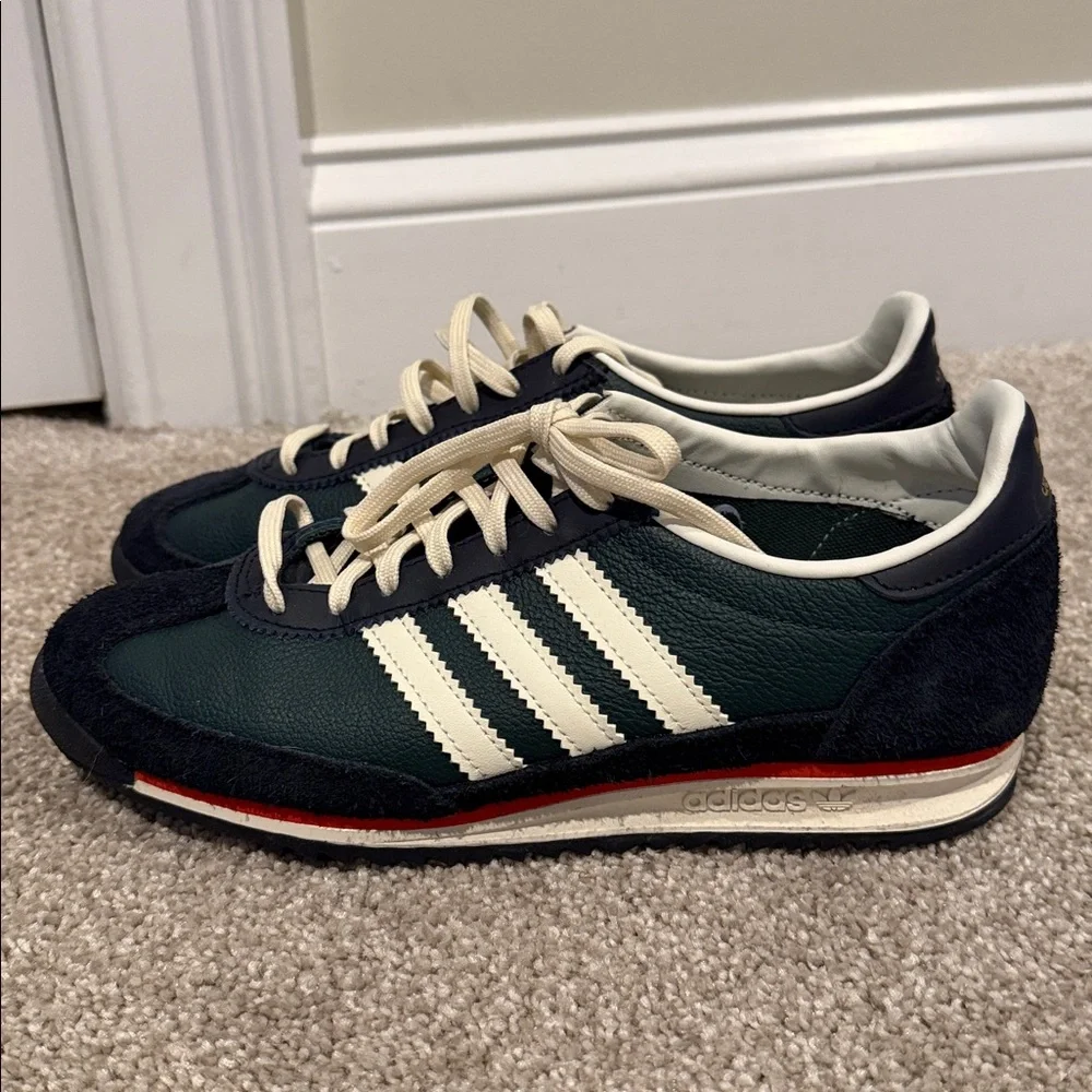 Adidas SL 72 OG Mineral Green/Off White Womens Sz 7 - Picture 6 of 12